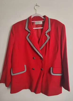 Blazer vermelho, marca: Julius, estado: Muito bom, tamanho: XXL / 44 / 16, €10.00, €11.20 inclui Proteção do Comprador