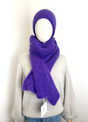 Écharpe mohair violet, état: Neuf avec étiquette, 55,00 €, 58,45 € Protection acheteurs (Pro) incluse
