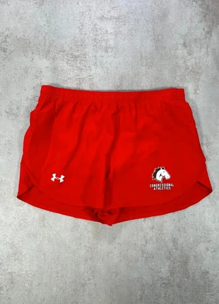 Shorts Under Armour rouge logo under taille S, marque: Under Armour, état: Très bon état, taille: S / 36 / 8, 5,00 €, 5,95 € Protection acheteurs (Pro) incluse