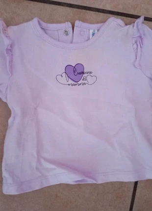 T-shirt manica lunga neonata, marca: IDEXE', estado: Muy bueno, tamaño: 1-3 meses / 56 cm, 1,50 €, 2,28 € Protección al comprador incluida