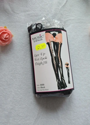 Bas femme simili, marca: Music Legs, estado: Nuevo con etiquetas, tamaño: Talla única, 2,50 €, 3,33 € Protección al comprador incluida