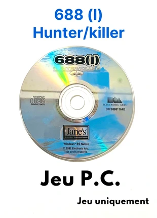 Jeu vidéo seul PC 688 (l) Hunter killer combat simulation, condizioni: Ottime, €2.29, €3.10 include la Protezione acquisti