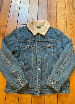 Veste en jean, marque: United Colors of Benetton, état: Neuf sans étiquette, taille: XS, 38,99 €, 41,64 € Protection acheteurs incluse