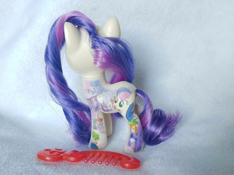 My Little Pony G4 Movie kucyk do czesania Bon Bon / Sweetie Drops z grzebieniem 3