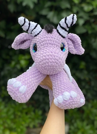 Crochet Dragon, marque: Fait Main, état: Neuf sans étiquette, taille: 9-12 mois / 74 cm, 75,00 €, 79,45 € Protection acheteurs incluse