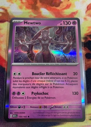 Mewtwo holographique ev3,5 151 150/165, marque: Pokémon, état: Très bon état, 2,00 €, 2,80 € Protection acheteurs (Pro) incluse