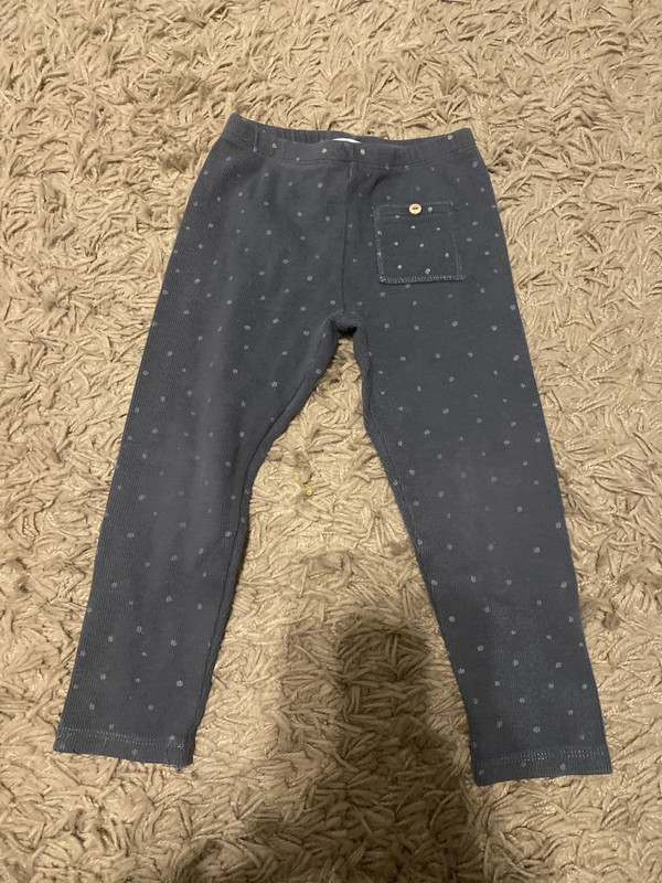 Legginsy prążkowane zara 104 1