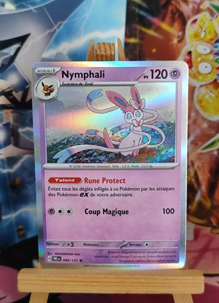 Nymphali holo rare 40/131 Évolutions Prismatiques, marca: Pokémon, estado: Muito bom, €3.00, €3.85 inclui Proteção do Comprador Pro