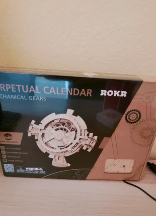 Robotime 3D Legno Puzzle Meccanico Calendario da costruire, marca: Robotime, estado: Novo com etiquetas, €25.00, €26.95 inclui Proteção do Comprador