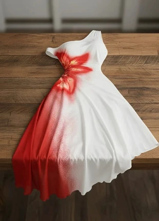 Robe longue élégante à imprimé floral et épaules dénudées Taille M robe style bohème, marca: ELLE, estado: Novo sem etiquetas, tamanho: M / 38 / 10, €44.90, €47.85 inclui Proteção do Comprador