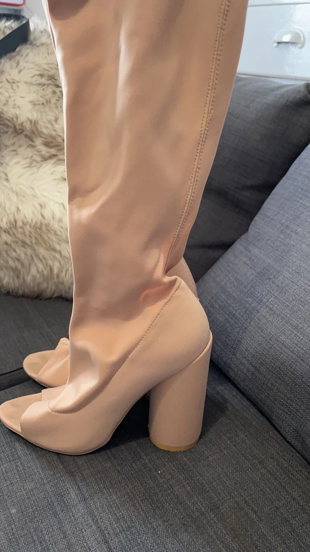 Nude thigh sale high heels