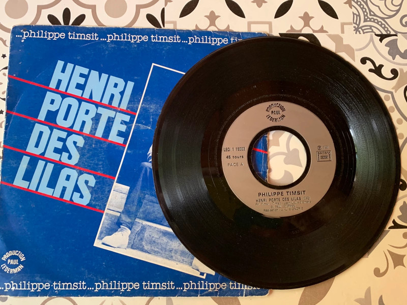 Disque vinyle 45 tours Philippe Timsit ( Henri Porte des Lilas)