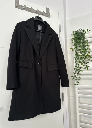 Manteau long noir d’hiver / long winter black vintage coat / capotto lungo nero, brand: Primark, condizioni: Ottime, taglia: L / IT 44 / EU 40, €15.00, €16.45 include la Protezione acquisti