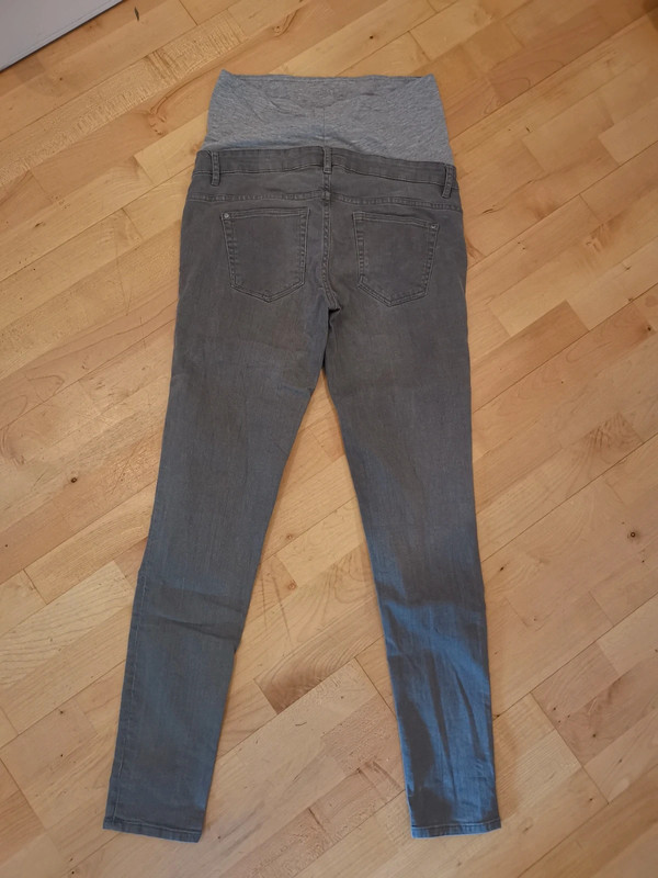 Umstandsjeans Schwangerschaftshose grau esmara 38 2