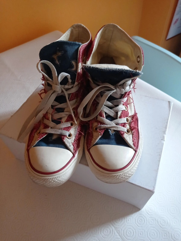 Converse con bandiera americana hot sale