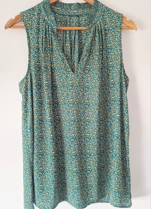 Superbe blouse sans manches à motif fleural, état: Très bon état, taille: L / 40 / 12, 13,00 €, 14,35 € Protection acheteurs incluse