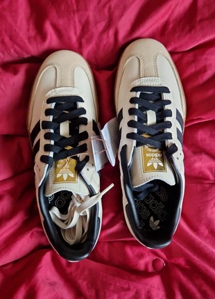 Adidas samba OG cream white/core black/sand strata, marke: adidas, zustand: Neu, mit Etikett, größe: 38.5, 100,00 €, 105,70 € inklusive Vinted-Käuferschutz