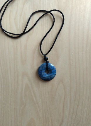 Pendentif donut en lapis-lazuli, merk: Lapis, staat: Heel goed, € 10,00, € 11,20 inclusief Kopersbescherming