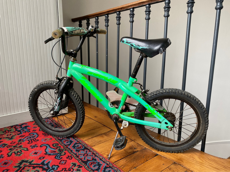 Velo 16 pouces vert hotsell