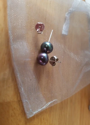 Boucles d'oreilles bouton perle de culture, marque: perla isla, état: Neuf sans étiquette, 28,00 €, 30,10 € Protection acheteurs incluse