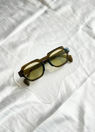 Cool Retro Round Green Khaki Sunglasses, brand: Forme Studio, condition: Very good, £13.00, £14.35 includes Buyer Protection Pro