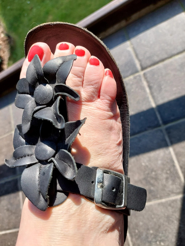 Zwarte slippers Van Dalen