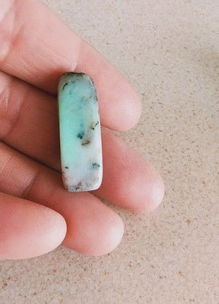 Une chrysoprase idéal pour le macramé, estado: Novo com etiquetas, €3.50, €4.38 inclui Proteção do Comprador