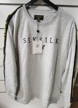 Sudadera Siksilk Gris hombre. Talla XXL, marca: Siksilk, estado: Novo com etiquetas, tamanho: XXL, €35.00, €37.45 inclui Proteção do Comprador