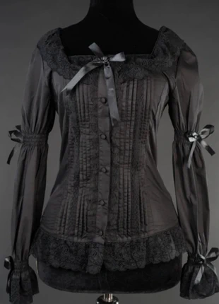 Gothic black shirt, blouse, brand: & Other Stories, condition: New without tags, size: XS / 34 / 6, €29.00, €31.15 includes Buyer Protection