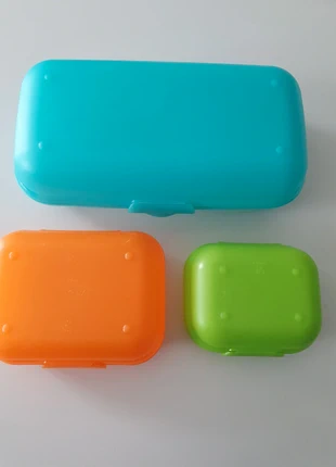 Lot boîtes à goûter tupperware, marque: Tupperware, état: Très bon état, 6,00 €, 7,00 € Protection acheteurs incluse