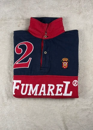 Fumarel Polo Team vintage bleu marine et rouge Taille M, marke: Fumarel, zustand: Gut, größe: M, 20,00 €, 21,70 € inklusive Vinted-Käuferschutz