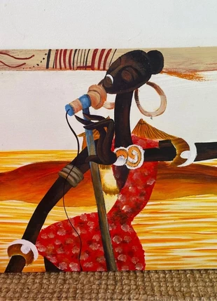 Toile peinture motif africain Maison du monde, marca: Maisons du Monde, estado: Muy bueno, 8,00 €, 9,10 € Protección al comprador incluida