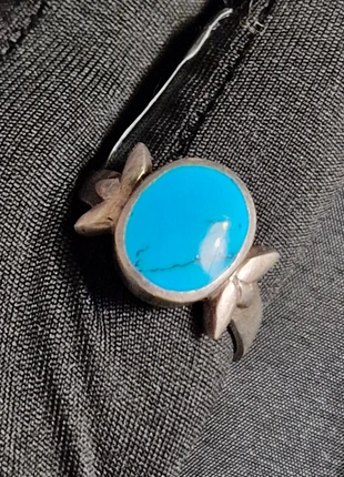 Bague en argent 925 et turquoise, marke: Argent, zustand: Sehr gut, größe: 64.7 mm / 20.6 mm Ø, 30,00 €, 32,20 € beinhaltet Vinted-Käuferschutz Pro
