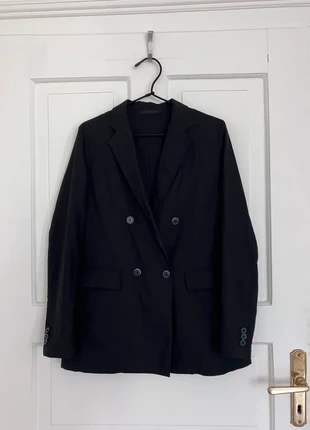 Blazer Uniqlo S linen, merk: Muji, staat: Heel goed, maat: S / 36 / 8, € 23,00, € 24,85 inclusief Kopersbescherming