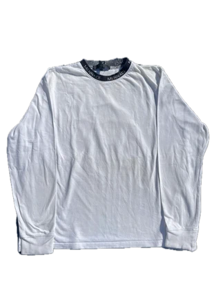 T-shirt à manche longue Blanc Mennace taille L, brand: Mennace, condition: Very good, size: L, €4.00, €4.90 includes Buyer Protection