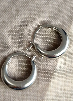 Boucle d'oreille en bronze plaqué argent s925 pour les femmes, condition: Very good, €12.00, €13.30 includes Buyer Protection Pro