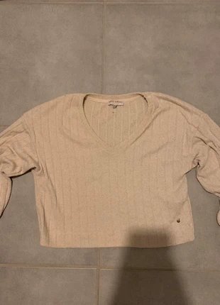 Pull beige, matière serviette taille m, marke: Pull & Bear, zustand: Sehr gut, größe: M / 38 / 10, 2,00 €, 2,80 € inklusive Vinted-Käuferschutz