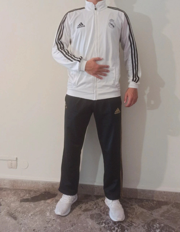 Tracksuit Real Madrid Survetement Adidas 2011 12 CR7 Vintage Retro Parachute Y2K Baggy Vinted