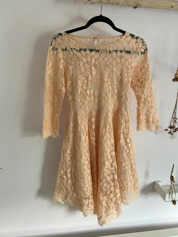 Free people Lacey dress peach 1
