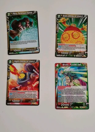 Lot de 4 cartes dragon ball Z , marque: Dragon Ball, état: Bon état, 1,00 €, 1,75 € Protection acheteurs incluse