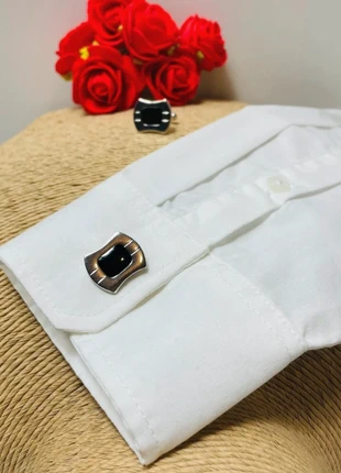 🔥 Boutons de manchette argenté et noir 🔥, marque: Vintage Dressing, état: Très bon état, 7,90 €, 9,00 € Protection acheteurs (Pro) incluse