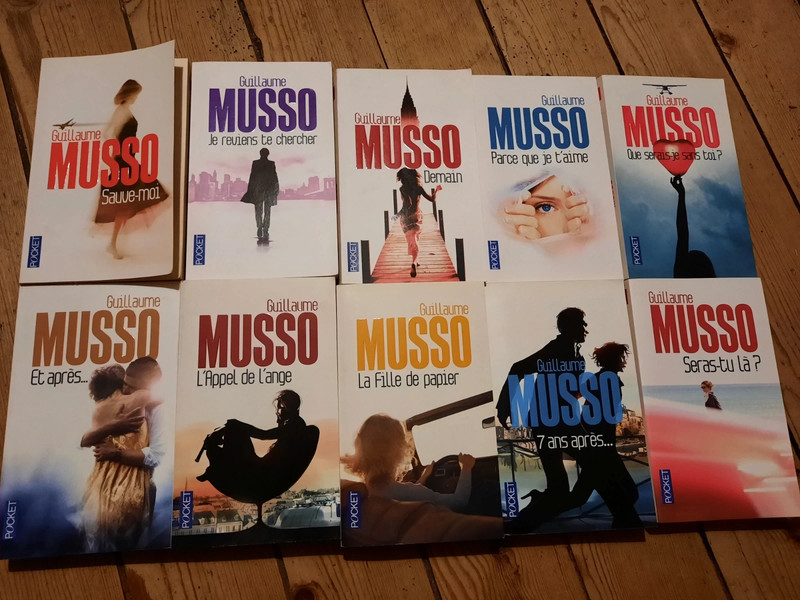 7 livres Guillaume Musso