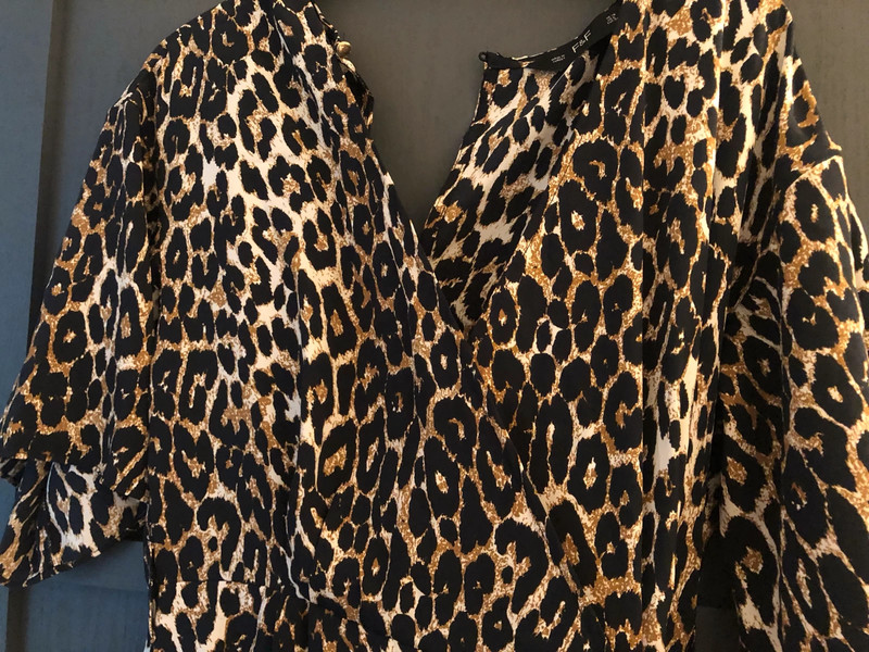 F&f clearance leopard dress