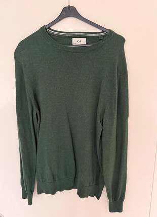 Nette herentrui groen, marca: C&A, estado: Bom, tamanho: M, €7.50, €8.58 inclui Proteção do Comprador