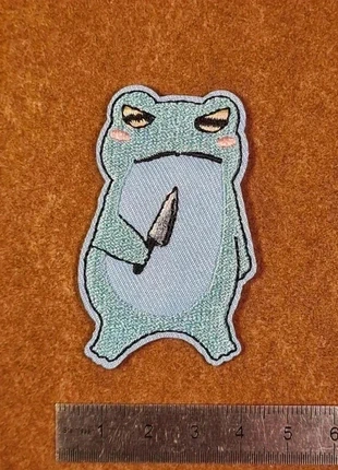 Patch Écusson Broderie Neuf Grenouille Suspecte, marque: Grenouille Suspecte, état: Neuf sans étiquette, 3,00 €, 3,85 € Protection acheteurs incluse