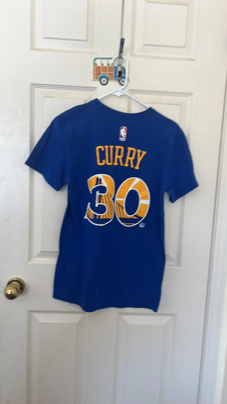Golden State Warriors Stephen Curry Blue T Shirt 1