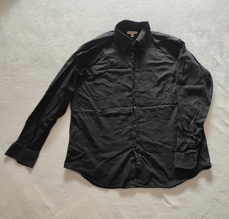 Camisa negra Burberry - Vinted
