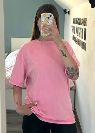 T-shirt rose fluo oversized, marca: ASOS, estado: Muito bom, tamanho: M / 38 / 10, €5.00, €5.95 inclui Proteção do Comprador