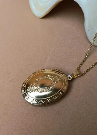 Collar relicario labrado/ guardapelo, marque: Acer inox, état: Neuf sans étiquette, 17,00 €, 18,55 € Protection acheteurs incluse