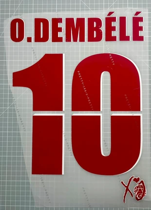 Flocage Dembélé #10 – PSG domicile 2024/25 édition The Weeknd, zustand: Neu, 12,99 €, 14,34 € beinhaltet Vinted-Käuferschutz Pro